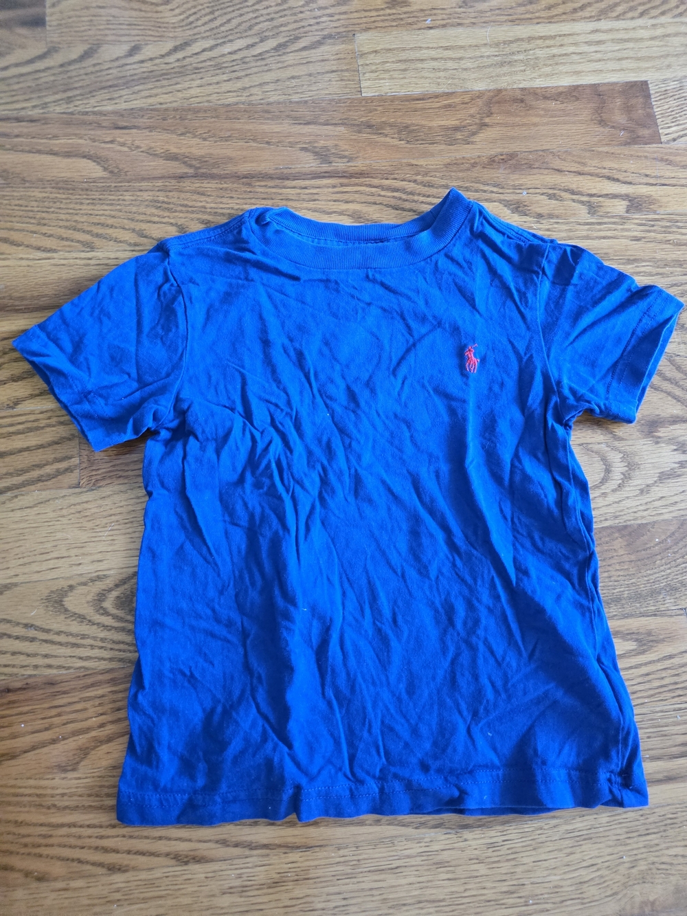 Ralph Lauren Polo Blue Crewneck Tee with Red Pony